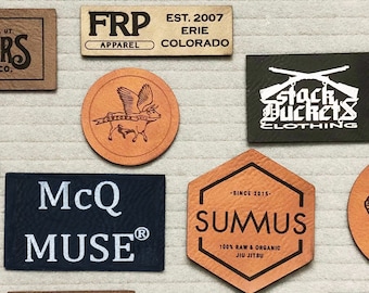 Custom Logo Faux Leather Apparel Patch