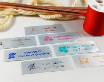 Personalized Satin Sewing Labels