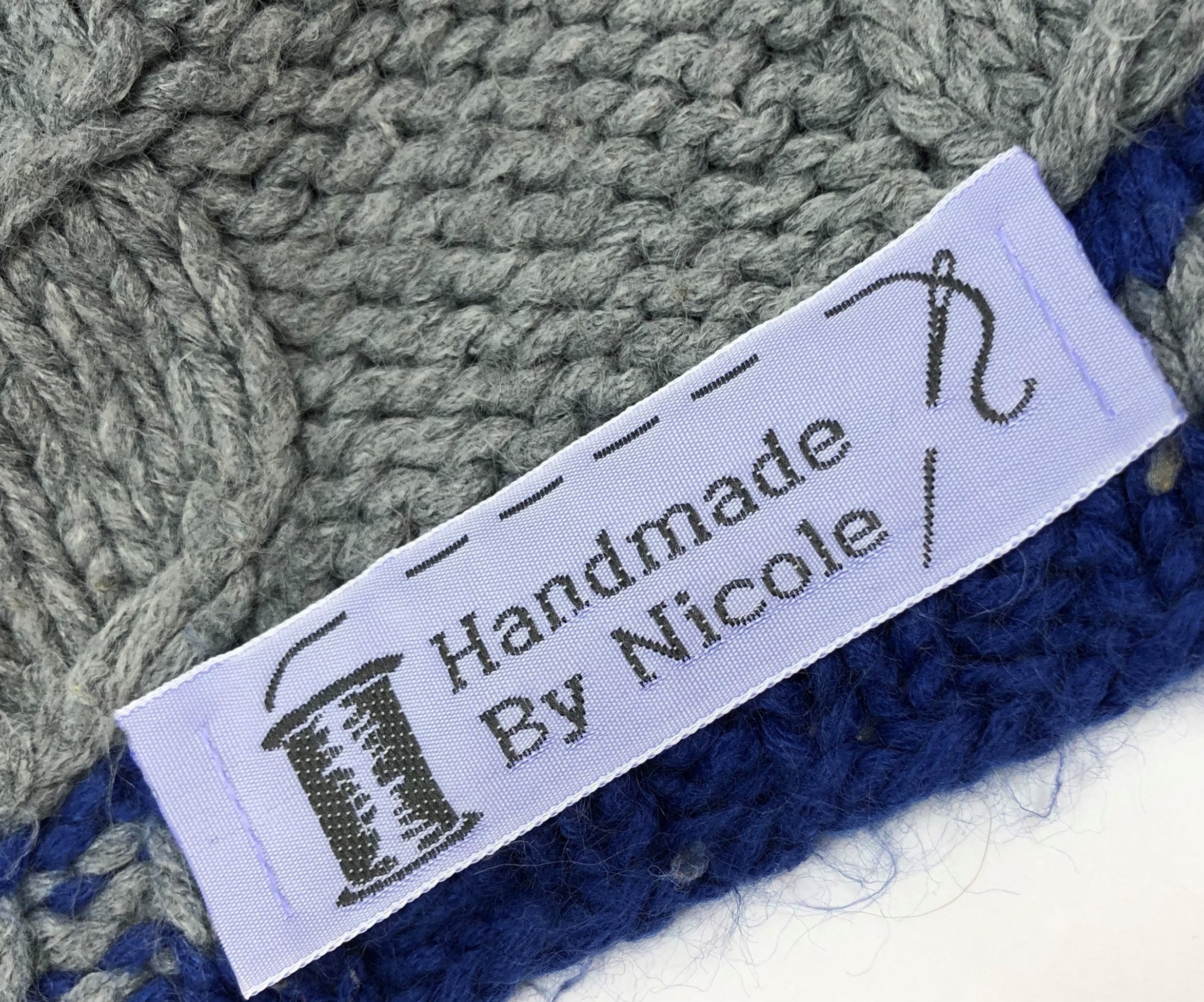 Personalisierte Satin Nähetiketten