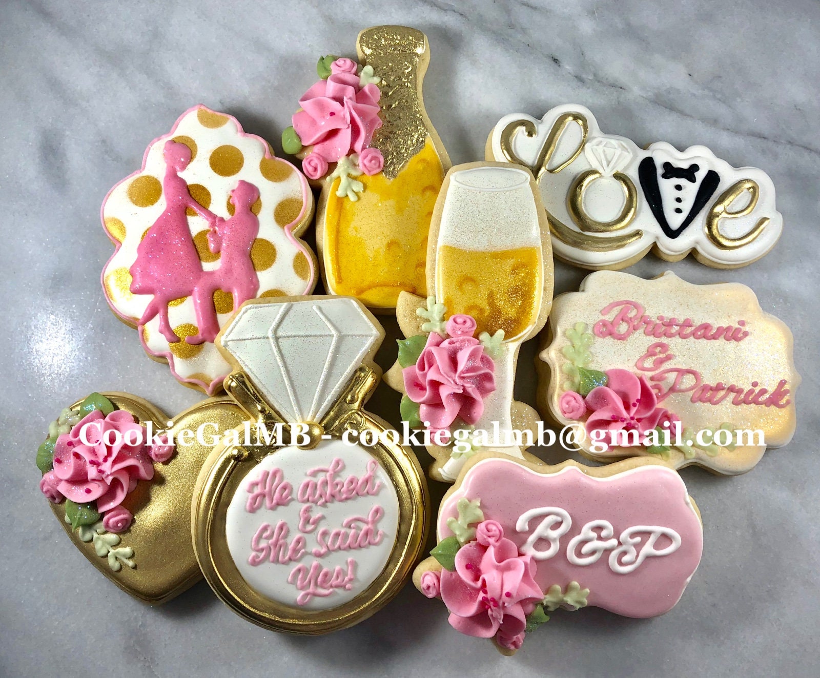 Engagement Cookies Etsy