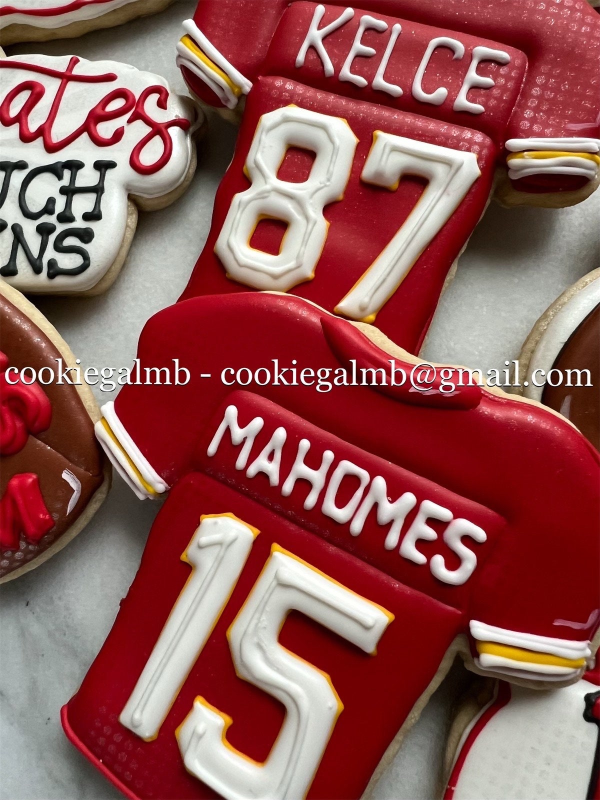 Kansas City Chiefs Inspired Cookies