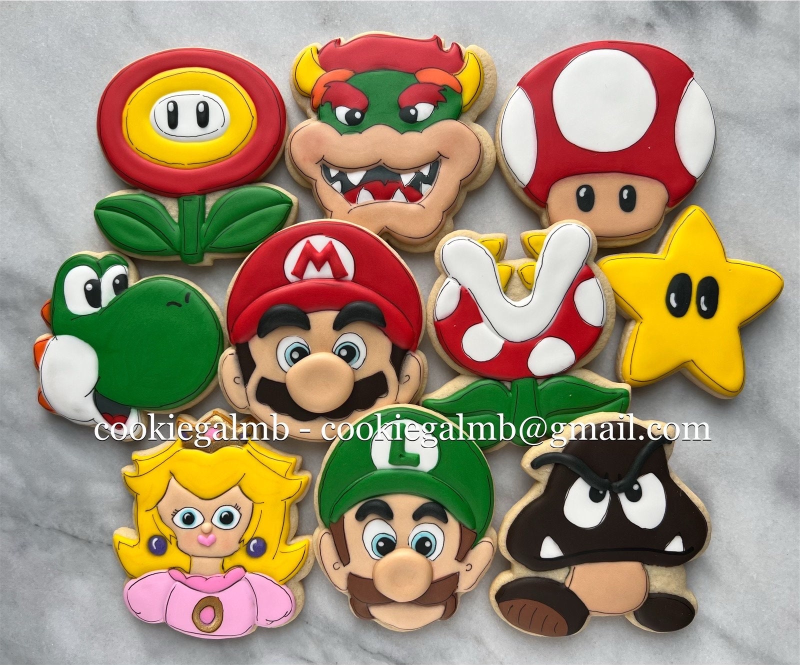 Super Mario Inspired Cookies - Etsy