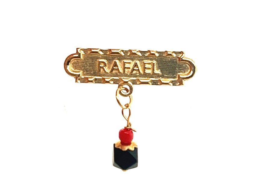 Custom Baby Pin Azabache Baby Pin Baby Pin Name Baby Pin