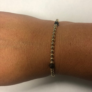 Azabache Beaded Bracelet, Brazalete de Azabache, Bead Bracelet, Azabache & Ball Bracelet, Protection Jewelry
