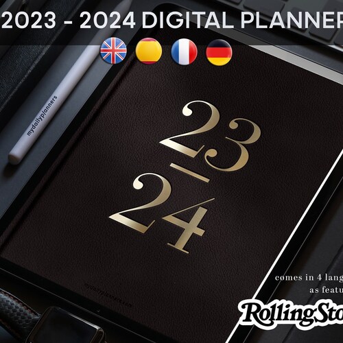 Modern Digital Planner 2023 2024 Ipad Goodnotes Notability Etsy