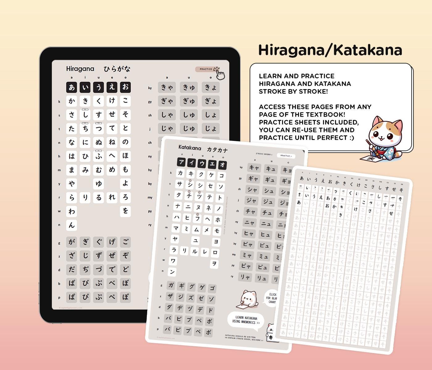 Beginner Japanese Digital Textbook - Learn JLPT N5 Kanji, Hiragana ...
