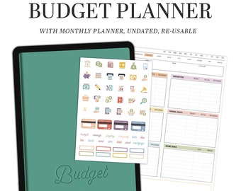 Digital budget planner ipad goodnotes, digital finance planner, budget planner digital, goodnotes budget