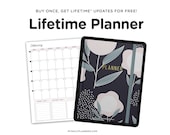 Lifetime Digital Planner with links to Google Calendar, Goodnotes planner, 2026 Digital planner for iPads, Android, Samsung planner