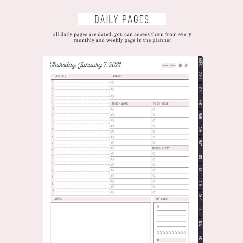 Digital Planner Ipad Planner Goodnotes Notability 2022 Etsy