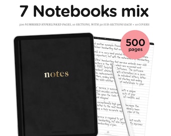 Digital Notebooks Mix | GoodNotes, Notability, Study Notes
