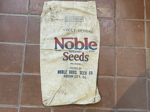 Vintage seed bags clearance