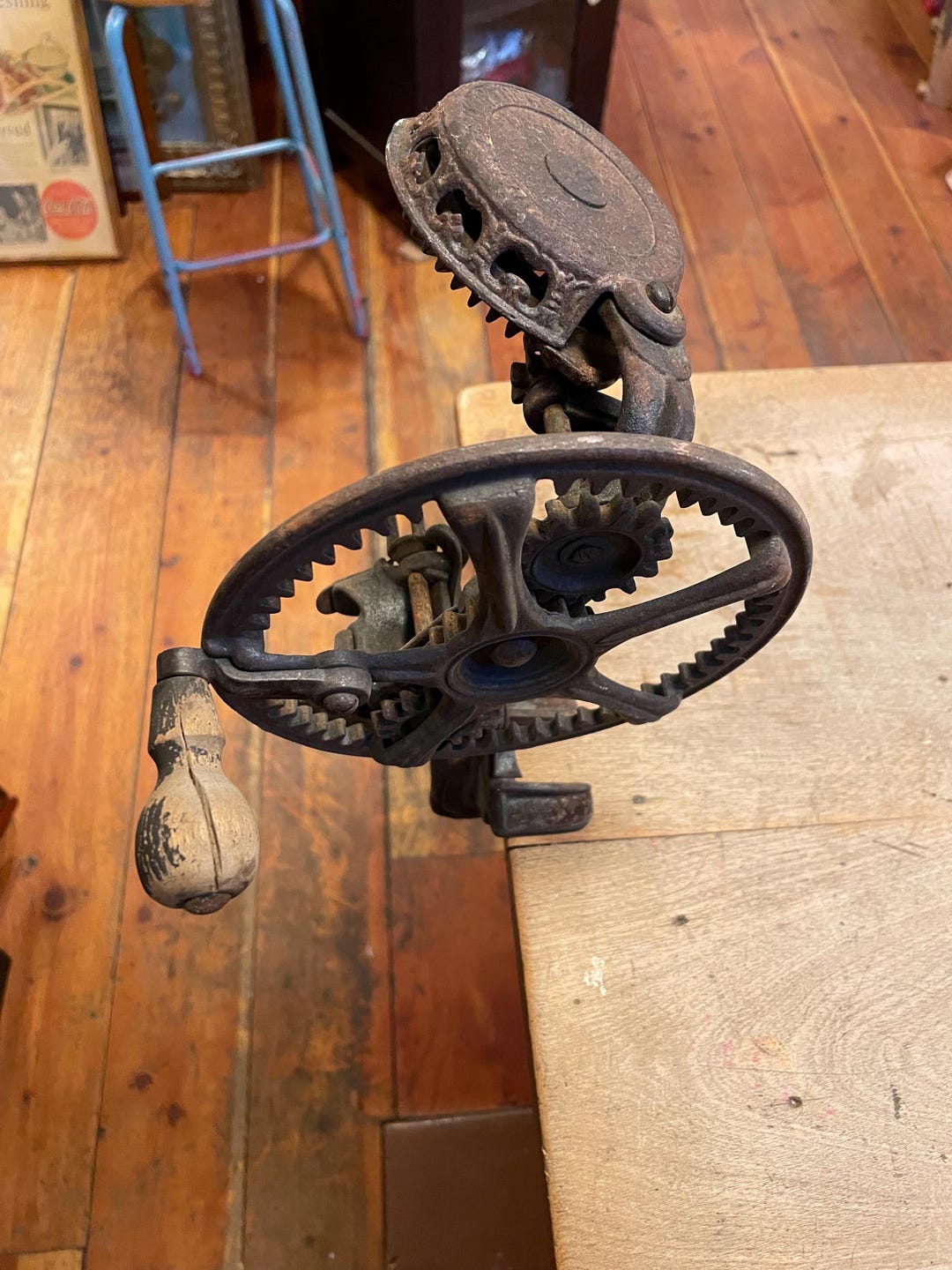 Authentic Vintage 1870's the Reading Hardware Company Hand Crank ...