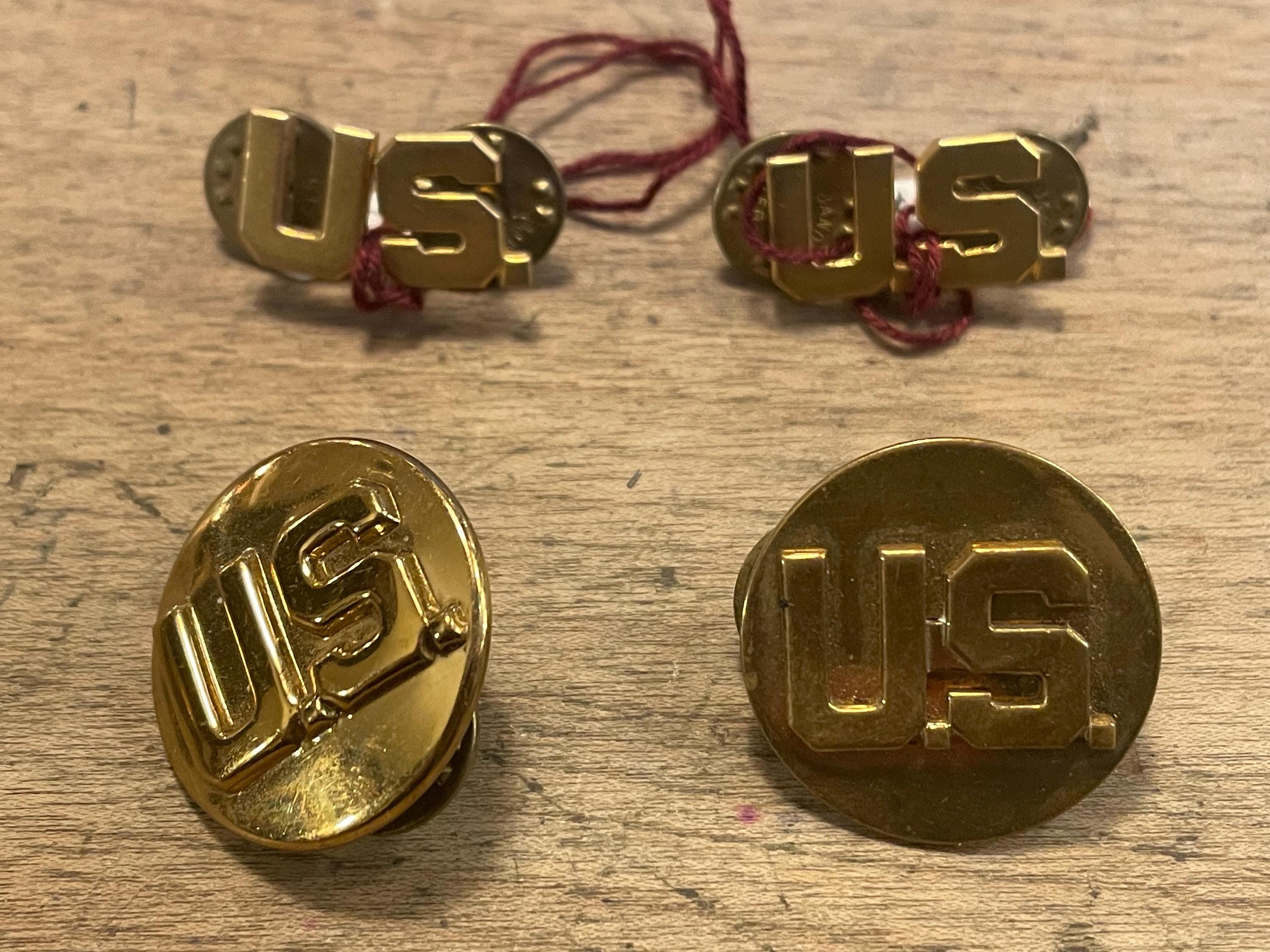 Vintage Brass U.S. Army Lapel Pins – Set of 4 - Etsy