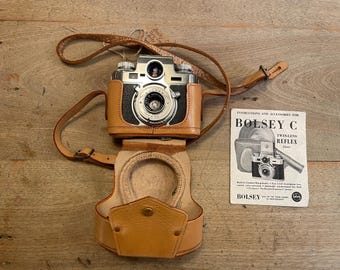 Vintage Film Camera - Bolsey 1950's Model B22 Camera - See All of