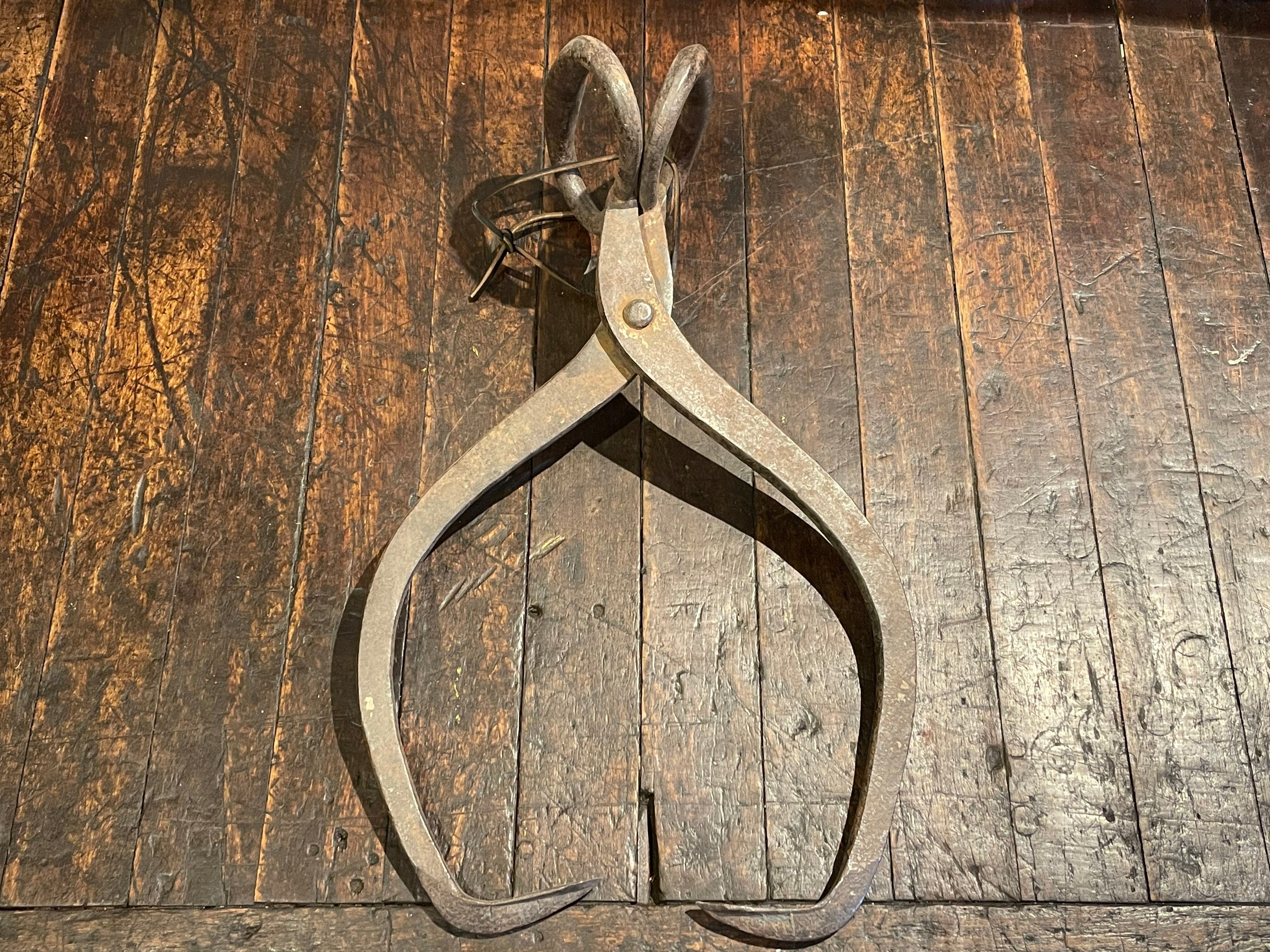 Antique Ice Block Tongs. Wrought Iron Large Ice Tongs for -  Israel