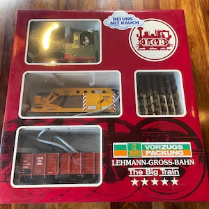 Authentic Vintage 1980's G Gauge LGB Lehmann-gross-bahn the Big