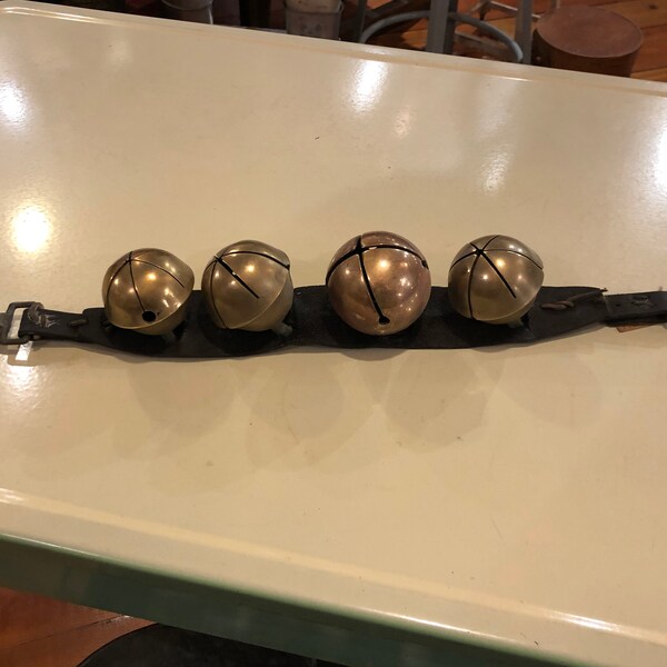 Brass Sleigh Bells Etsy