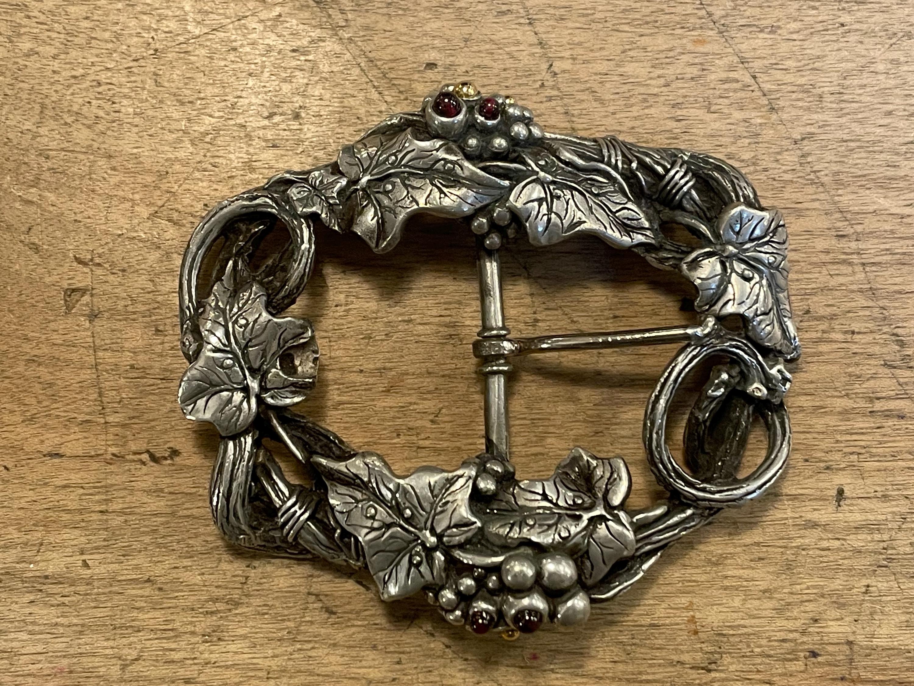 Fahrenheit NY Pewter Brass Art Deco Style Belt Buckle Art Deco Vintage Belt Buckles for sale | eBay main image 4