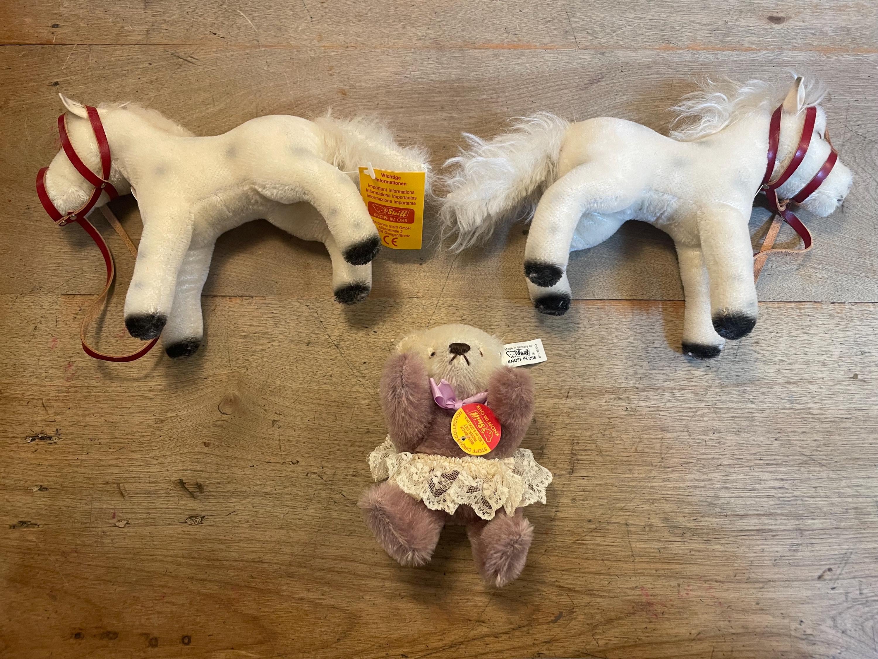 Vintage Steiff Circus Bear Back Rider Set – 1991 Limited Edition