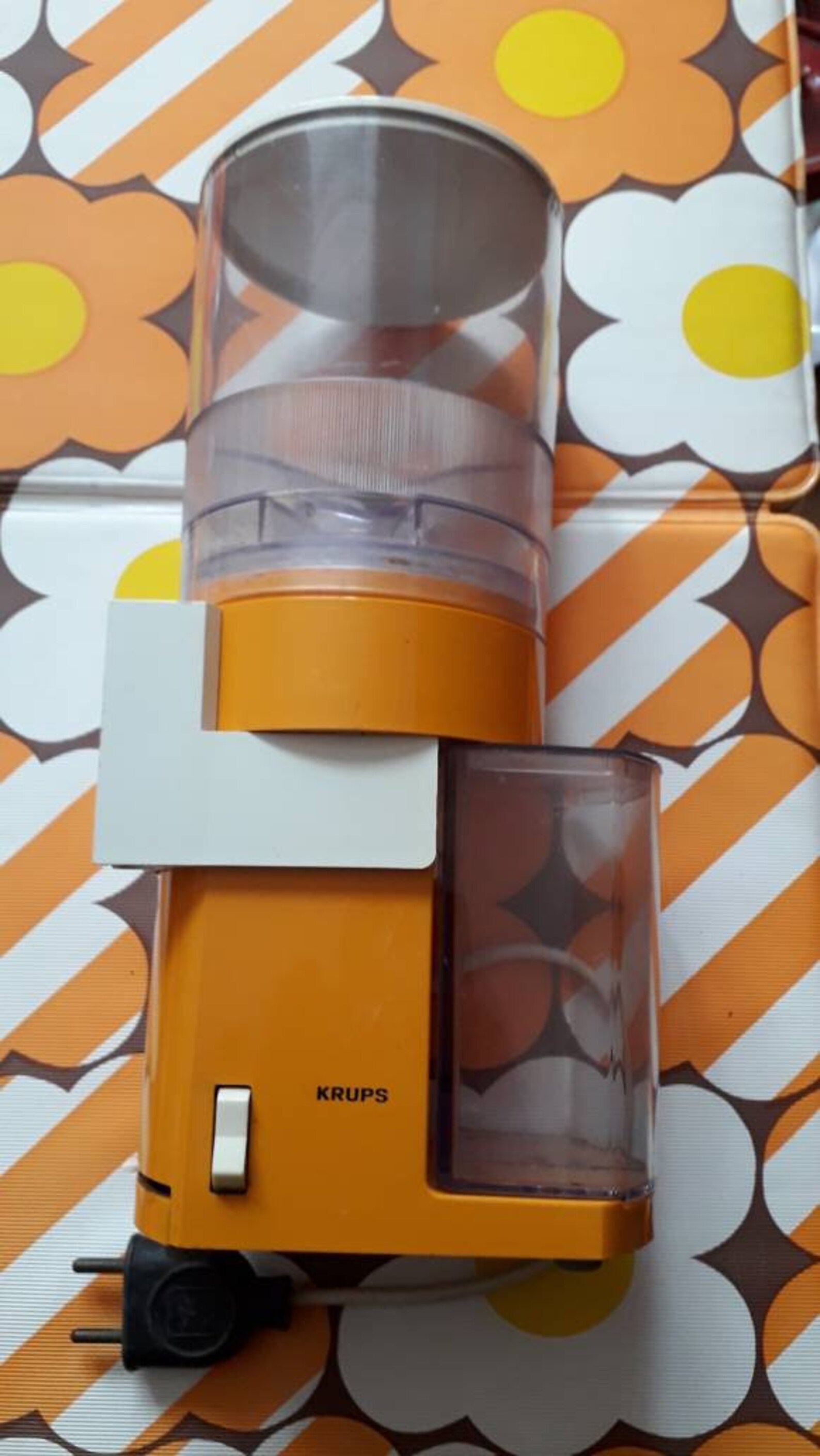 Electric coffee grinder/ vintage coffee grinder 1970 Krups Etsy