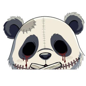 Vinyl Peeker Sticker: Plaquepaw