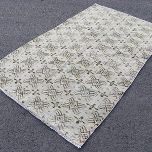turkish area rug, vintage rug, bedroom rug  4.2x 7.0 ft oushak rug, organic wool rug, oriental rug, anatolian rug Carpet SR6584