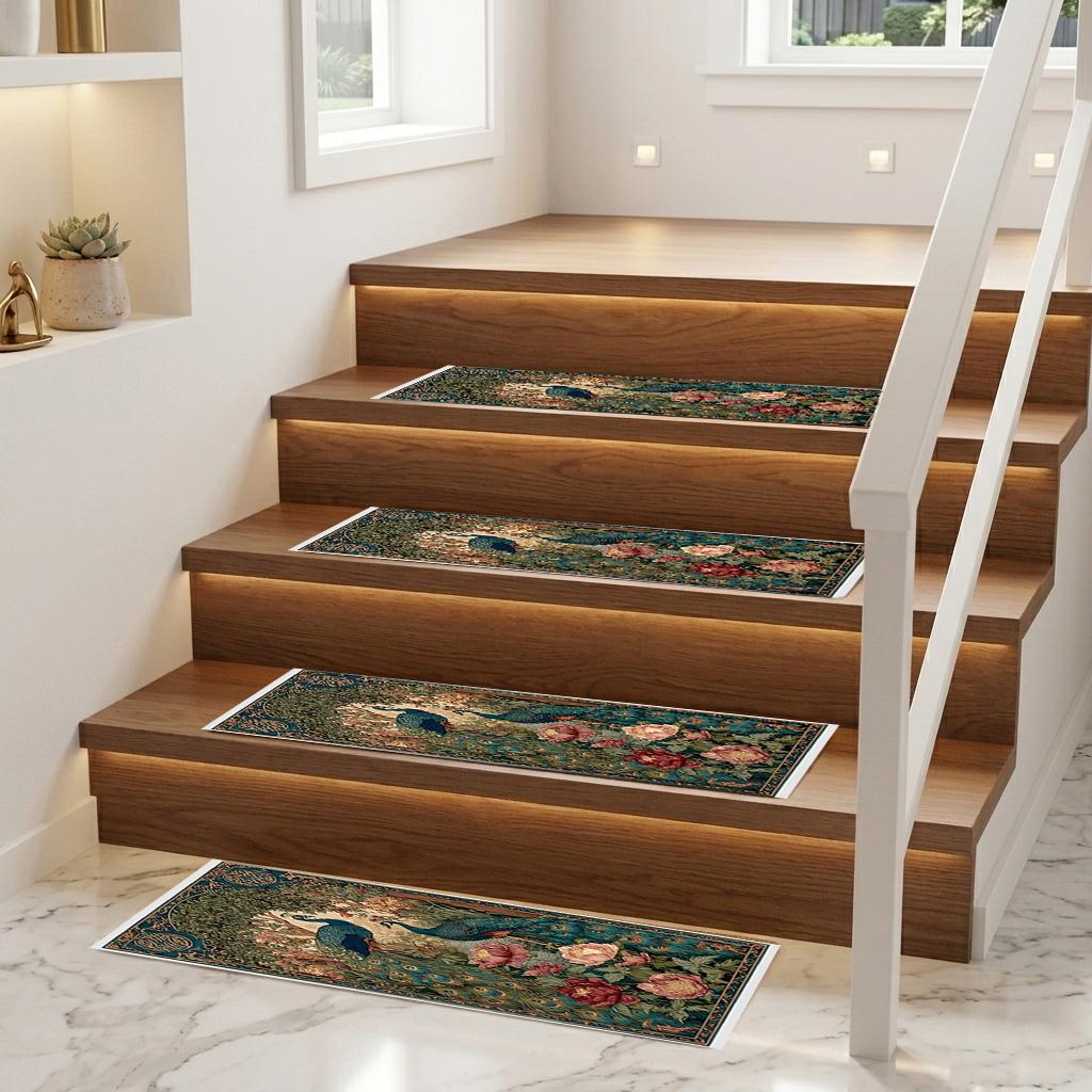 Tapis pour marches d'escalier, tapis pour marches d'escalier, couvertures de marche d'escalier, tapis protecteur d'escalier, tapis d'escalier d'intéri
