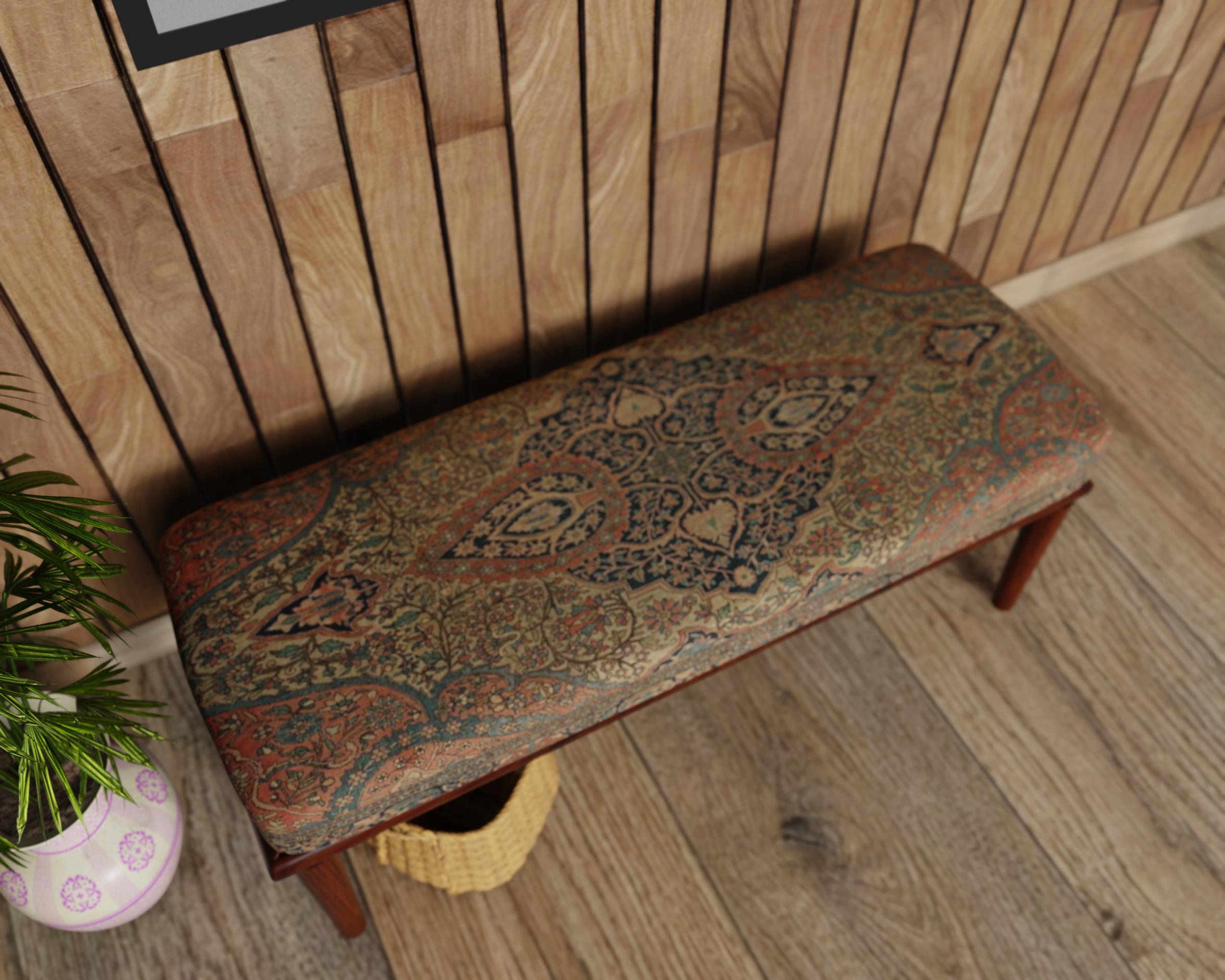Aztec Bench, Rustic Bench,bedroom Bench, Ottoman Bench, Boho Decor ...