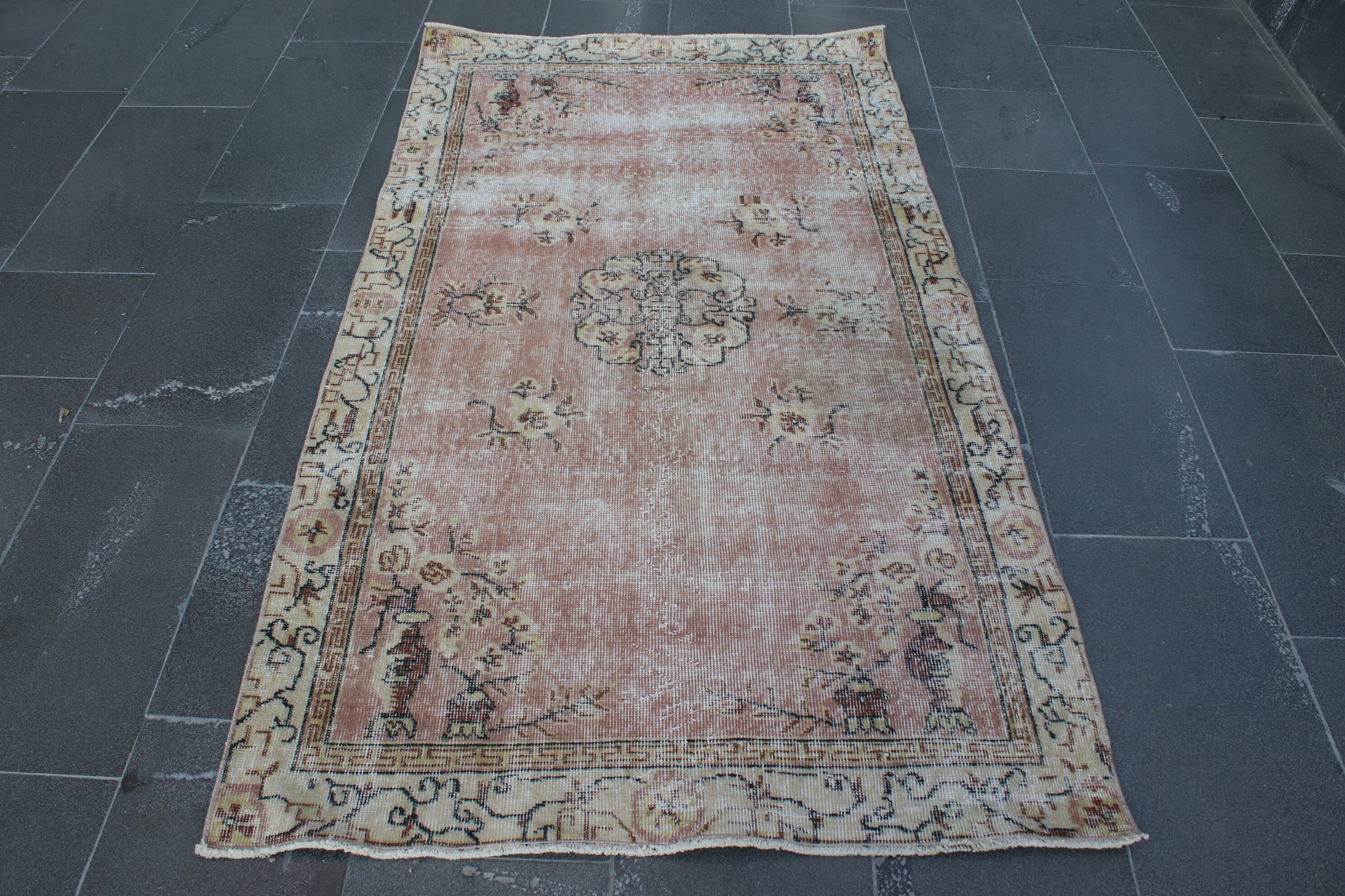 Antique Area Rug, Turkish Rug, Vintage Rug, Handmade Rug