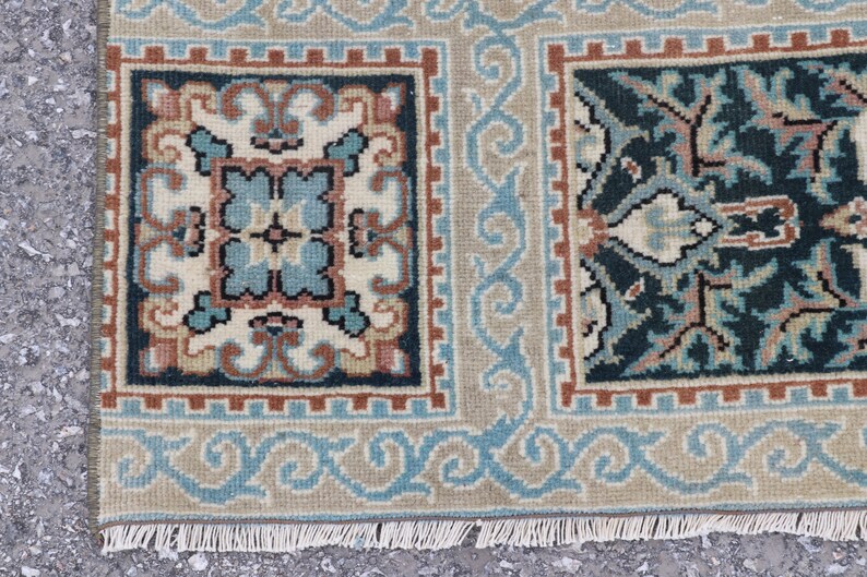 Large size rug, Turkish vintage rug, Home Decor rug, Oriantal rug, Handmade rug, Diningroom rug, Bohemian rug, Decor, 6.2 x 10.8 ft SR7861 image 8