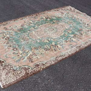 oushak rug turkish rug area rug turkey rug vintage rug REE SHIPPING 5.5 x 9.0 Ft large area rug wool rug bohemian rug oriental rug SR5238
