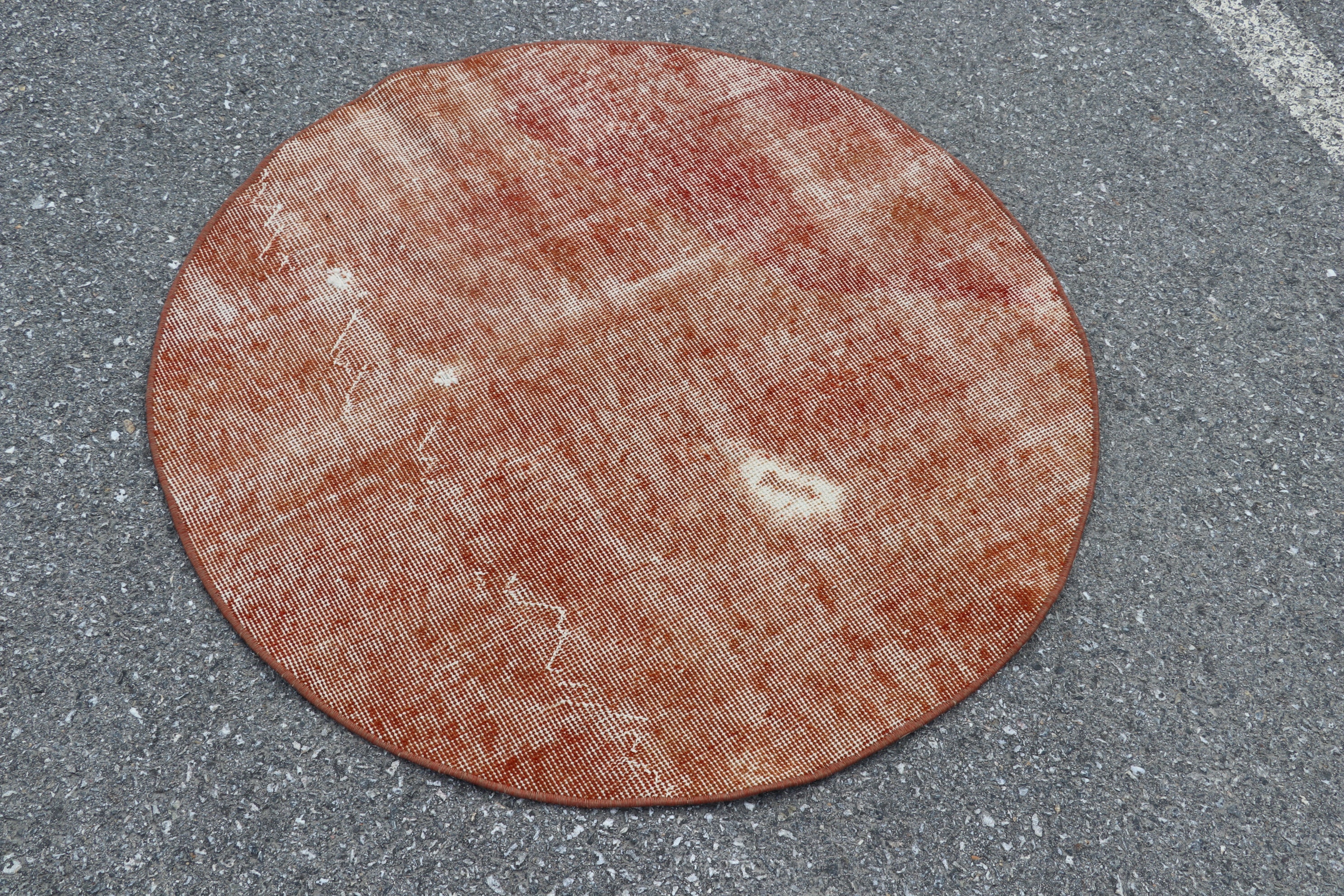 Bathmat Small Size Rug Organic Wool Rug Turkish Circle Rug Etsy