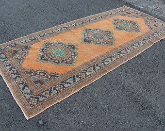 turkish rug, hallway rug, bohemain rug  4.8 x 11.1 Ft  oriental rug, vintage rug  runner rug  oversize rug  wool rug Carpet SR5429