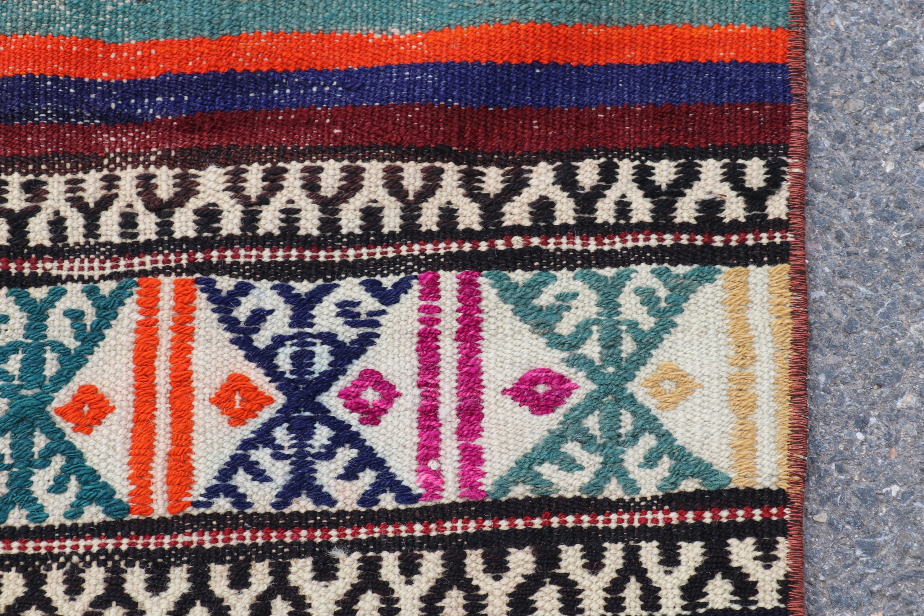 Striped kilim rug Kilim rug Boho kilim rug Decorative Etsy