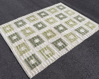 Livingroom rug, Oriental rug, Bedroom rug, Oushak rug, Vintage rug  4.8 x 6.3 ft Bohomian rug, Art deco rug, Aztec rug, Carpet SRD2259