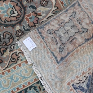 Large size rug, Turkish vintage rug, Home Decor rug, Oriantal rug, Handmade rug, Diningroom rug, Bohemian rug, Decor, 6.2 x 10.8 ft SR7861 image 9