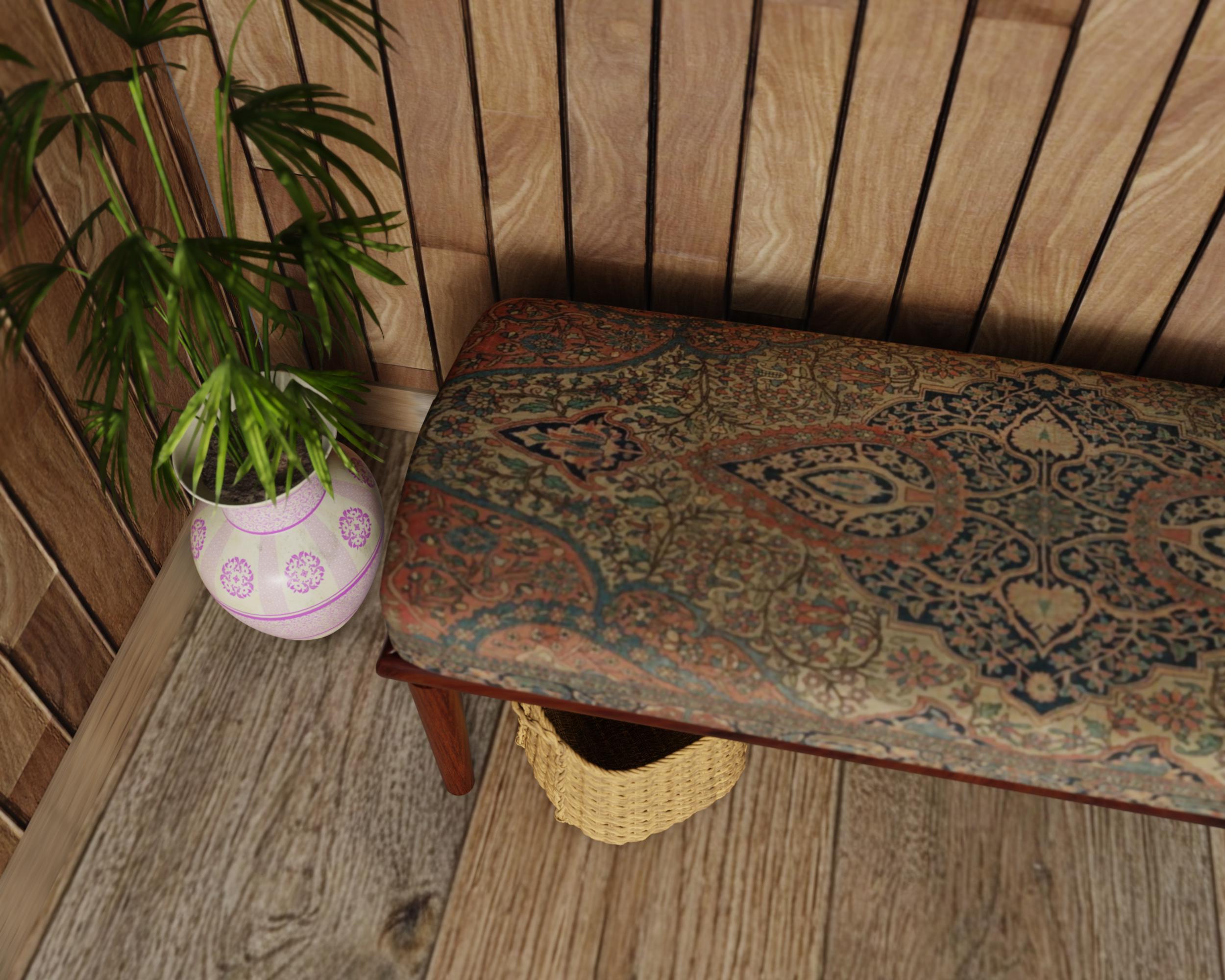 Aztec Bench, Rustic Bench,bedroom Bench, Ottoman Bench, Boho Decor ...