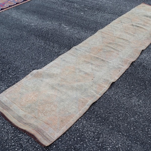 Turkish herki runner rug, Anatolian herki rug, Aztec herki rug, , Ethnic herki rug, Organic Wool herki rug, Carpet, 2.7 x 11.5 Ft SR4541
