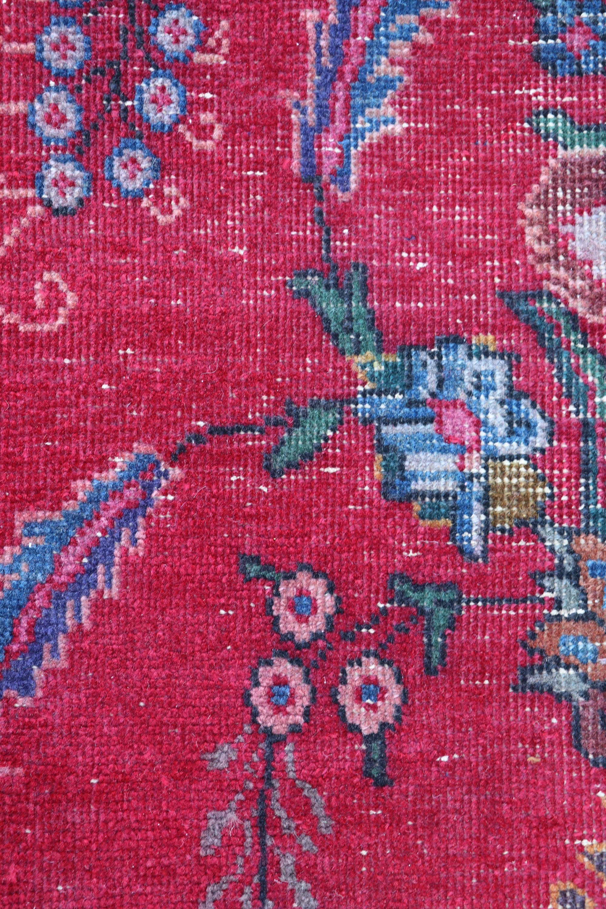 Small area rug Turkish circle rug Vintage rug Organic wool Etsy