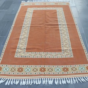 Turkish rug, Oversize rug, Vintage rug 4.6 x 8.4 ft Area rug, Oriental area rug, Bohemian rug, Livingroom rug, Boho rug, Large rug, SRD2044