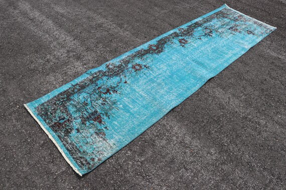 hallway rug turkish runner rug vintage rug  2.6  x 9.4 ft bohemian rug handmade rug tribal rug boho decor rug wool rug Carpet SR4983
