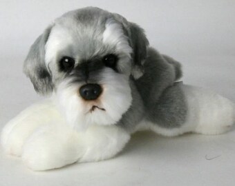 black schnauzer stuffed animal