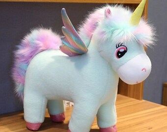 unicorn cuddly toy large