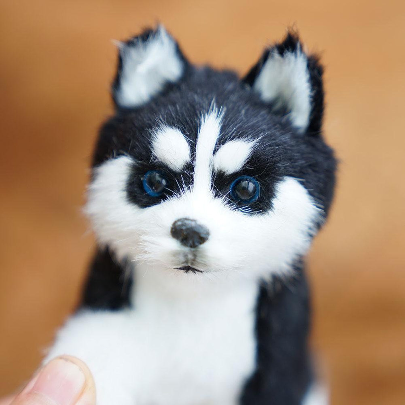Realistic Husky Dog Simulation Toy Stuffed Animal Etsy