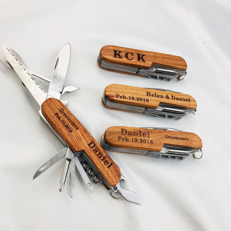 Personalized Pocket Knife Custom Multitool Knives Engraved Etsy