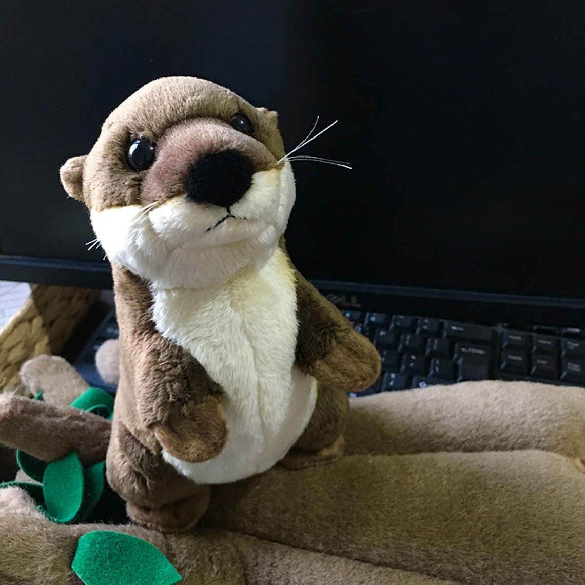 Eurasian River Otter Plush Toy Lifelike Wild Animals | Etsy