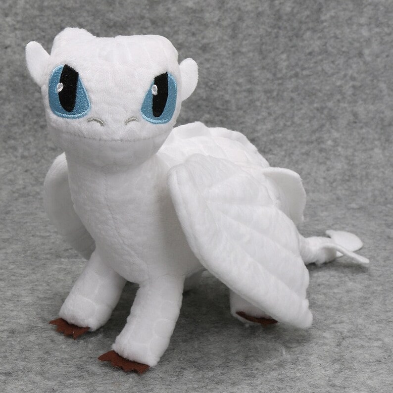 2pcs/set How to Train Your Dragon Plush Toys White Toothless | Etsy