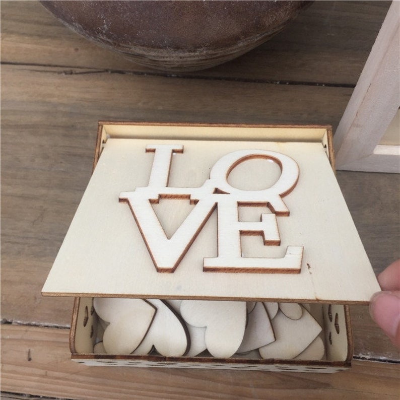 170pcs Hearts unique Wedding Decoration Rustic Sweet Wedding | Etsy