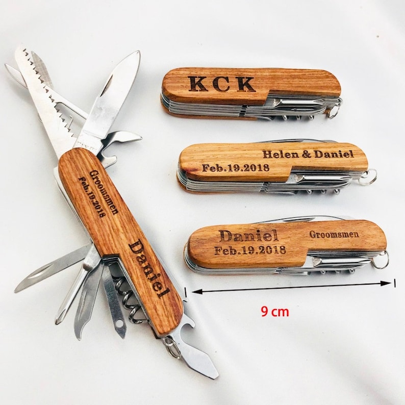 Personalized Pocket Knife Custom Multitool Knives Engraved Etsy