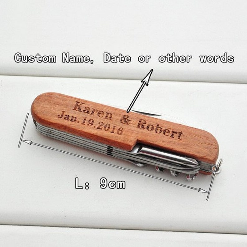 Personalized Pocket Knife Custom Multitool Knives Engraved Etsy
